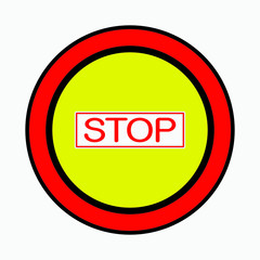 traffic sign stop