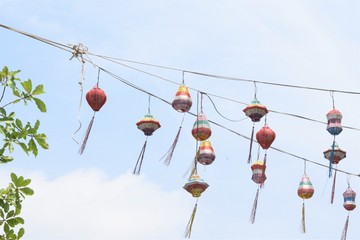 Colourful lanterns at Hoi An in Vietnam.