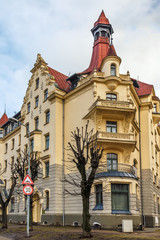 Building in Art Nouveau style, Riga, Latvia