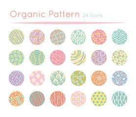 bundle of organic patterns set