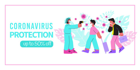 Coronavirus Protection Sale Banner