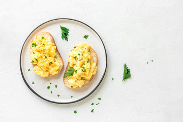 Scrambled Eggs Sandwiches