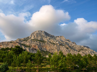 Montagne Sainte Victoire à Aix en Provence, France
