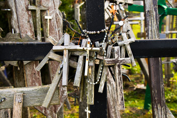 Hill of Crosses is in northern Lithuania.