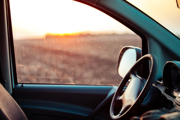 Naklejka premium Beautiful sunset