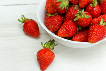 Strawberries In A Plate