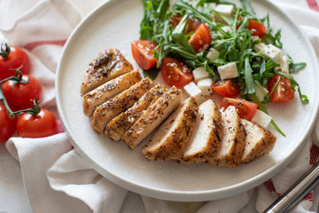 Orange Walnut Chicken Salad top view