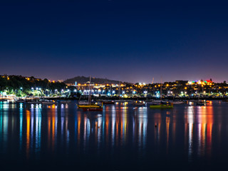 Okahu Bay at night. Auckland, New Zealand.