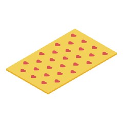 Blanket icon. Isometric of blanket vector icon for web design isolated on white background