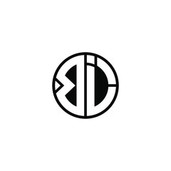 bli letter original monogram logo design