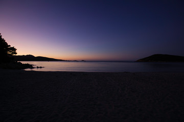 Alba - mare - sardegna - italia