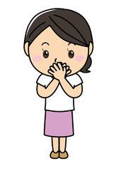 女の子01_01（笑顔・びっくり）