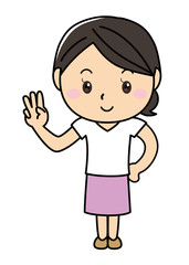 女の子01_01（笑顔・３）