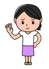 女の子01_01（困り顔・４）
