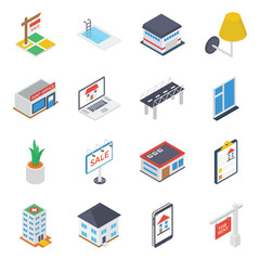 
Commercial Property and Equipment Icons 

