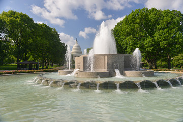 U.S. Capitol Building as seen from Upper Senate Park - Washington D.C. United States of America