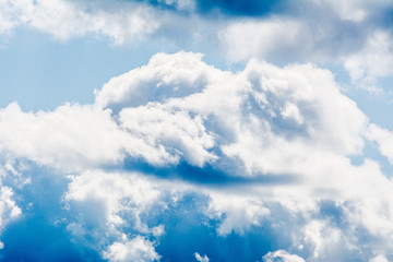 Wolkenhimmel Struktur Blau Weiß Wolke