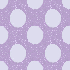Fototapeta na wymiar Playful spot, polka dot seamless pattern, perfect for fashion, home, stationary, kids. 