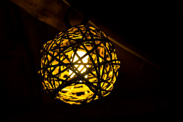 lantern in the night