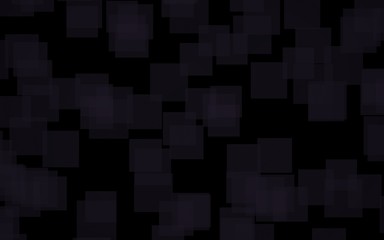 Black abstract background. Backdrop with grey squares. 3D illustration