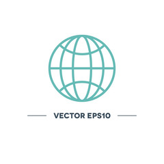 globe vector icon