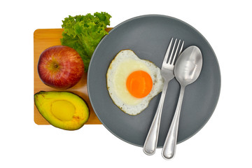 Simple breakfast for those who control weight