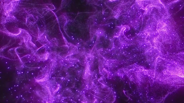Virgo zodiac sign appears from magic particle cloud. Horoscope background 4k animation.
