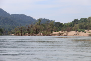 Fleuve Mékong à Don Det, Laos