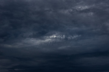storm clouds over the storm