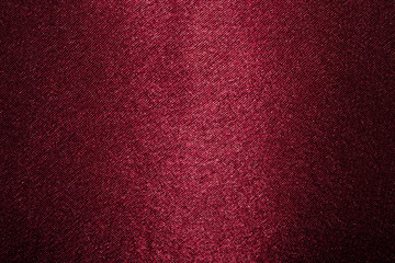 Red fabric texture as background