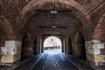 BELGRADE, SERBIA - FEBRUARY 4, 2017: Belgrade Fortress and Kalemegdan Park. Belgrade, Serbia..