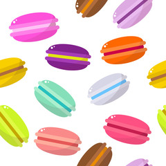 macaroon seamless pattern