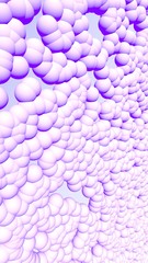 3d rendering picture of pink balls. Abstract wallpaper and background. 3D illustration