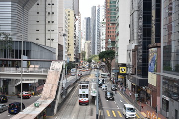 Fototapeta na wymiar hong kong street