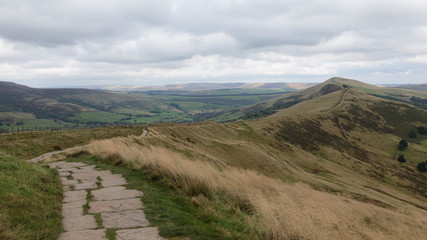 The path to Mam Tor, Peak District National Park