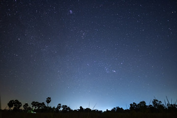 Fototapeta na wymiar Night sky with star background