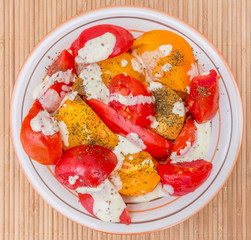 salade de tomates