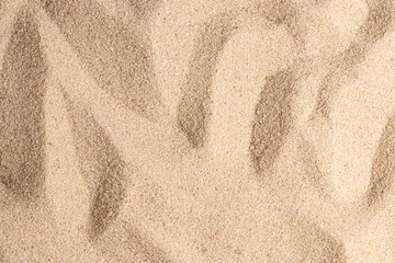 Sand texture. Sandy beach for background. Top view