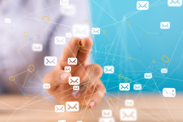 mail communication support contact concept service