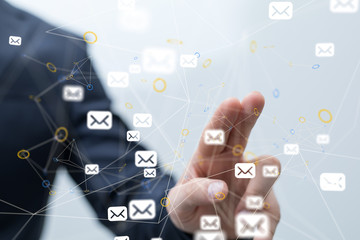 mail communication support contact concept service