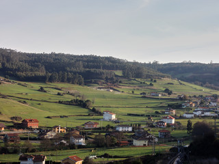 Fototapeta na wymiar Soto del Barco. Asturias. Spain
