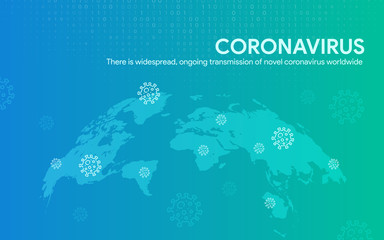 Coronavirus widespread world map infographic. 3d isometric vector illustration. Business infographic for presentations, layout, banner, chart, info graph etc.
