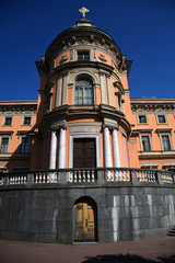 Architecture of Saint-Petersburg, Russia. Mikhailovski castle.
