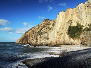 Silencio beach in Asturias. Spain