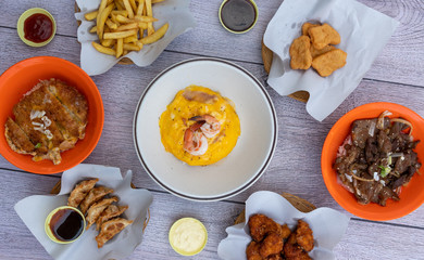 Thai Style Japanese Food Mixed Dishes 