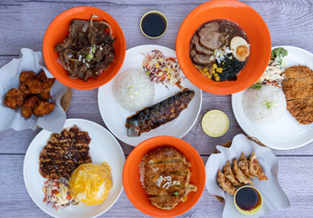 Thai Style Japanese Food Mixed Dishes 