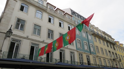 Bandeira de Portugal na Rua