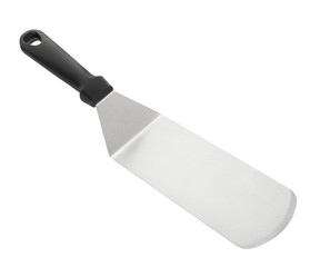 Barbecue and grill tools set on White Background, spatula blade scraper bottle tongs hook