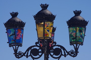 Alte deco streets lamps
