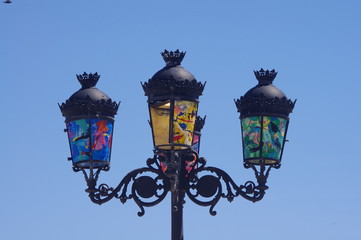 Alte deco streets lamps